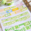 [CW113] Cotton World 'Green Grape' Lace Diecut Masking Tape 17mm x 5m