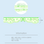 [CW113] Cotton World 'Green Grape' Lace Diecut Masking Tape 17mm x 5m