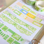 [CW110] Cotton World 'A Plate of Spring' Glitter Easy Cut Masking Tape 15mm x 3m