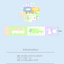 [CW110] Cotton World 'A Plate of Spring' Glitter Easy Cut Masking Tape 15mm x 3m