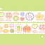 [CW108] Cotton World 'Fruit Button' Kisscut Masking Tape 25mm x 5m