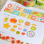 [CW108] Cotton World 'Fruit Button' Kisscut Masking Tape 25mm x 5m
