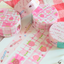 [CW106] Cotton World 'Strawberry Block' Foil Masking Tape 20mm x 5m