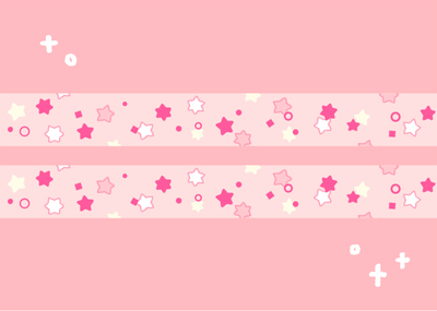 [CW101] Cotton World Strawberry Cotton Candy Cloud Masking Tape 15mm x 5m