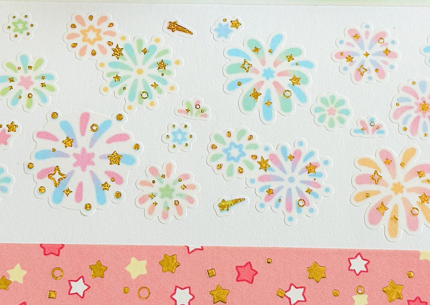 [CW101] Cotton World Strawberry Cotton Candy Cloud Masking Tape 15mm x 5m
