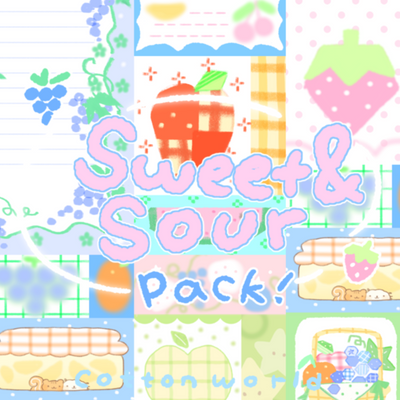 [CW95] Cotton World 'Sweet & Sour' Memo Sticker Pack