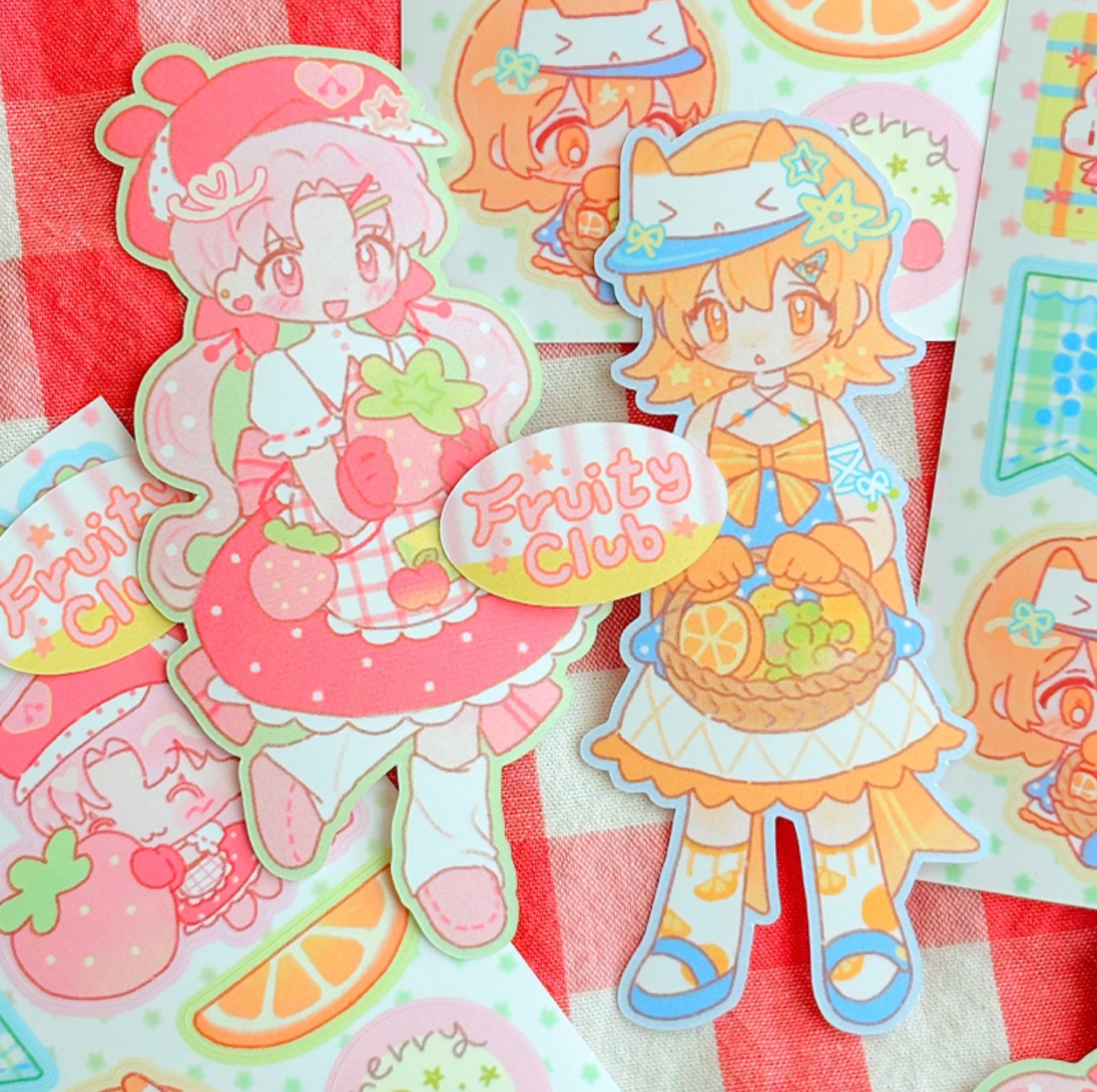 [CW97] Cotton World 'Fruity Fruit' Sticker Flake Pack