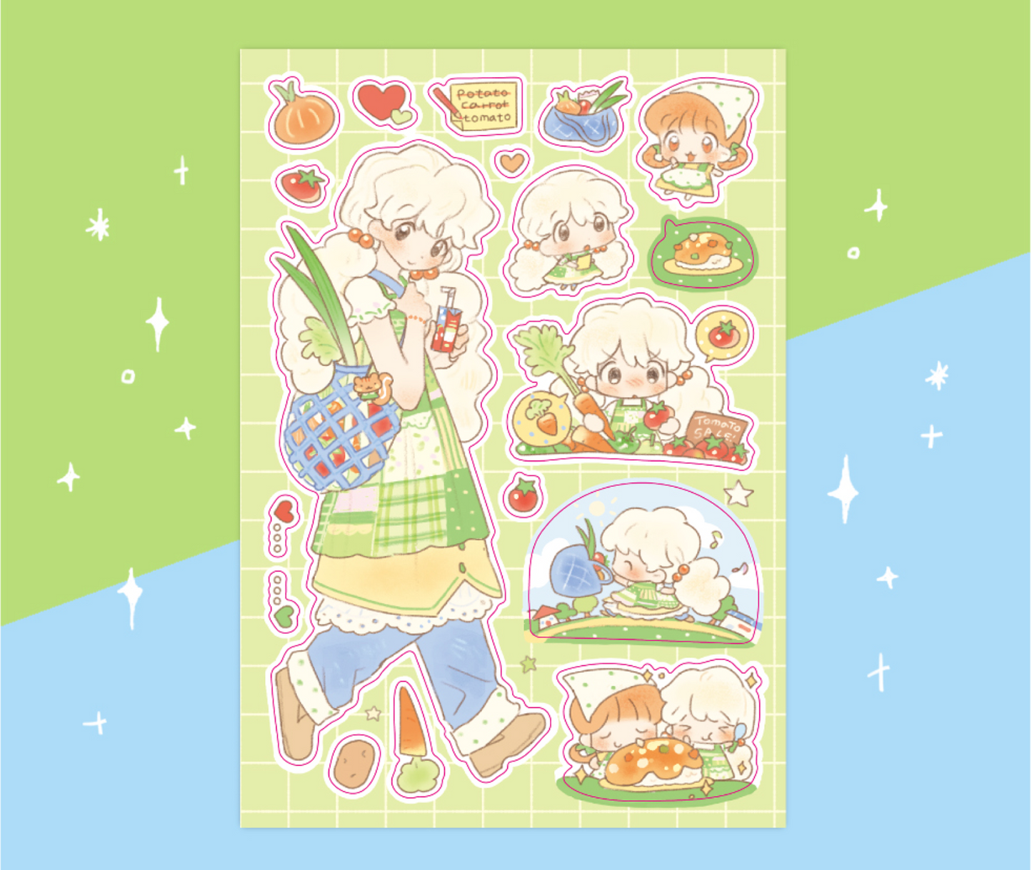 [CW93] Cotton World 'Errand' Sticker Sheet