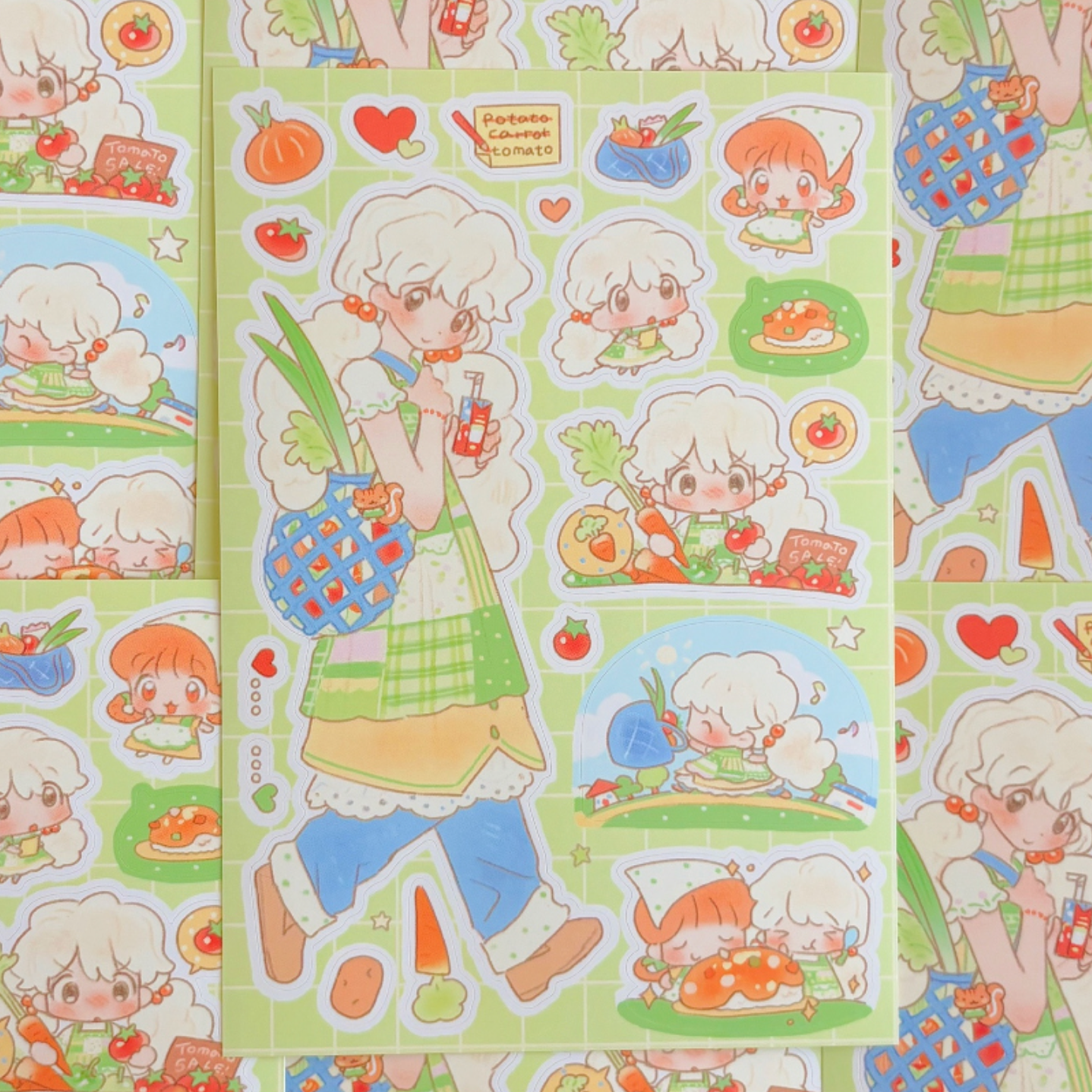 [CW93] Cotton World 'Errand' Sticker Sheet