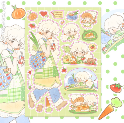 [CW93] Cotton World 'Errand' Sticker Sheet