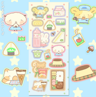 [CW91] Cotton World 'Convenience Store' Sticker Sheet