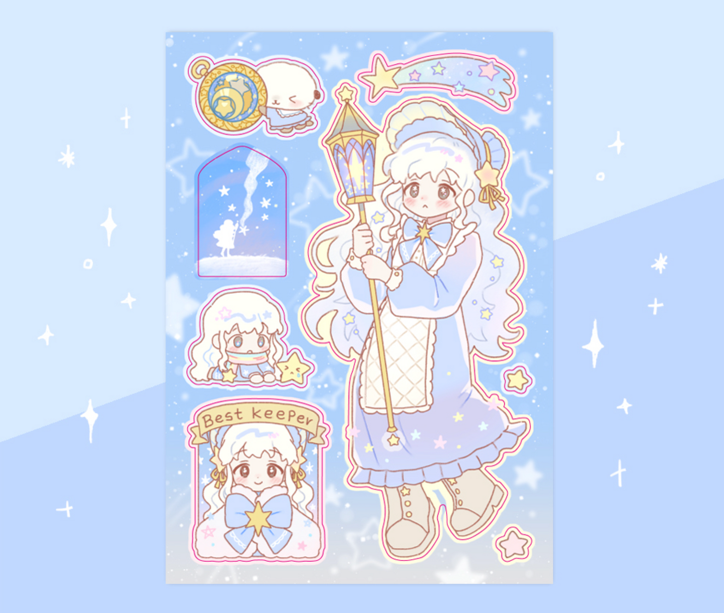 [CW83] Cotton World 'Star Guide' Sticker Sheet