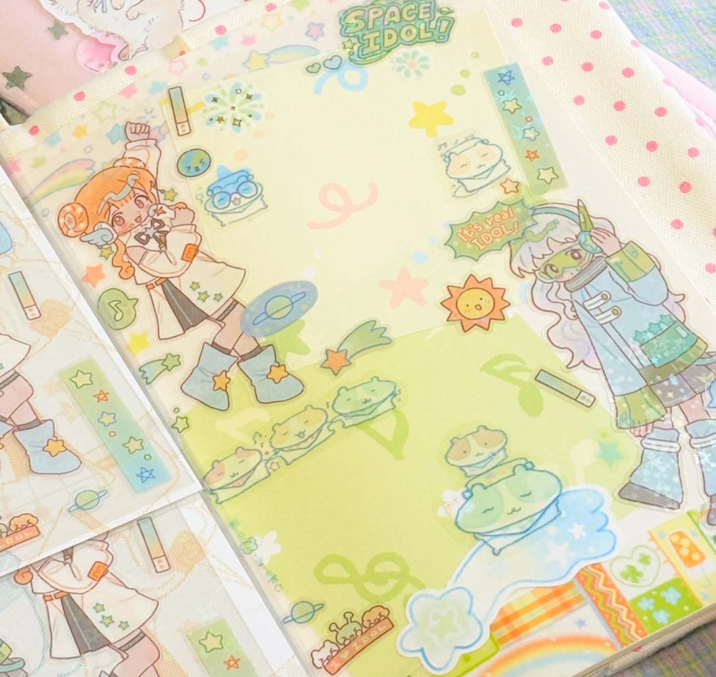 [CW84] Cotton World 'Space Idol' Sticker Sheet