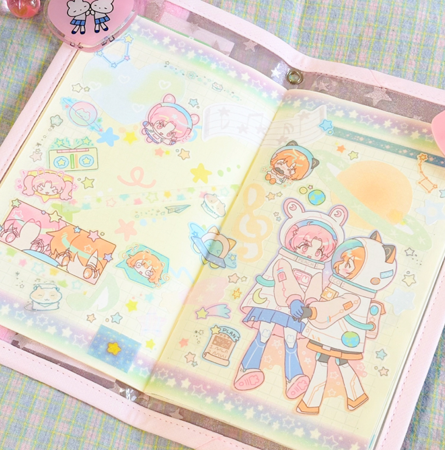 [CW85] Cotton World 'Constellation Travel' Sticker Sheet