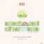 [JJ25] Jeje 'Forest Series' Masking Tape 25mm x 5m