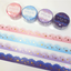 [JJ23] Jeje 'Shimmering Cloud' Gold Foil Diecut Masking Tape (options) 20mm x 5m
