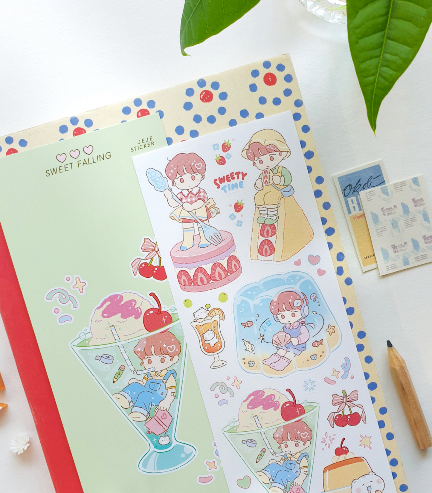 [JJ03] Jeje 'Sweet Falling' Sticker Sheet
