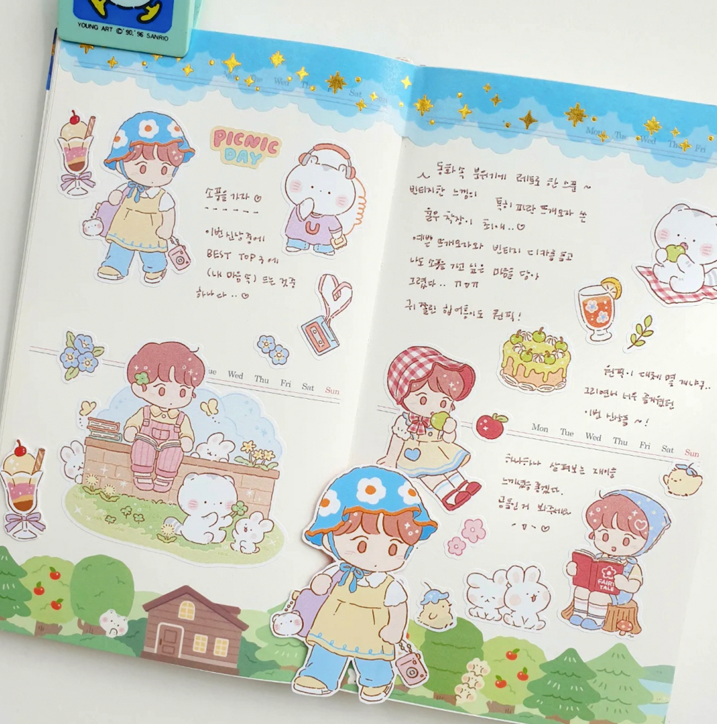 [JJ09] Jeje 'Picnic Day' Sticker Sheet