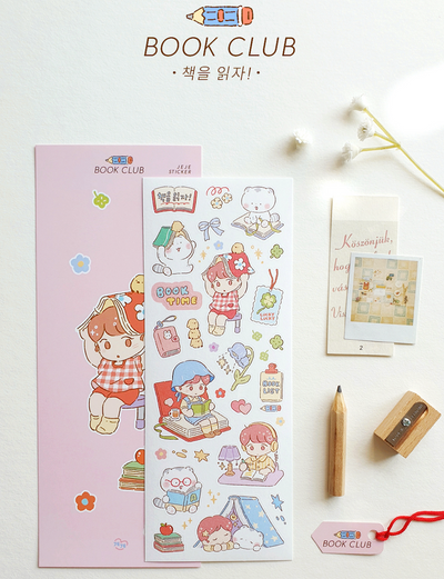 [JJ15] Jeje 'Book Club' Sticker Sheet