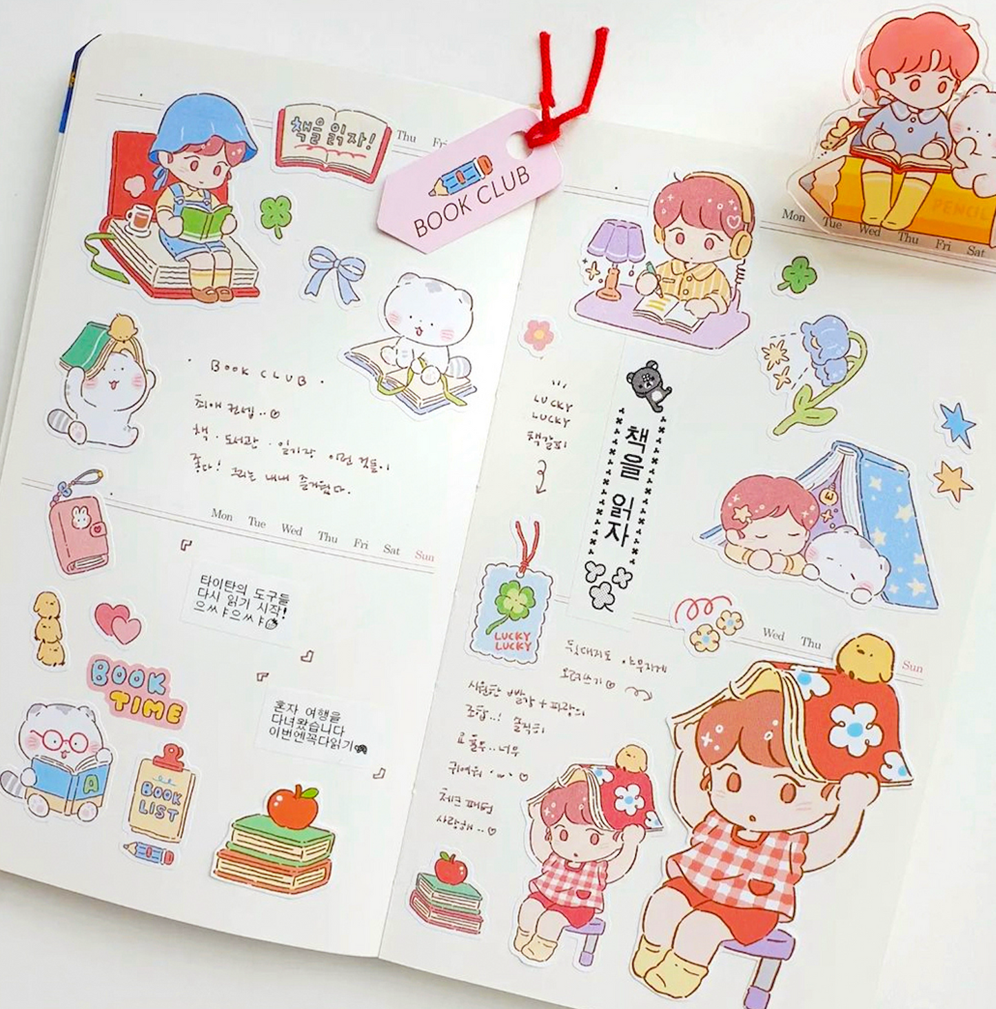 [JJ15] Jeje 'Book Club' Sticker Sheet