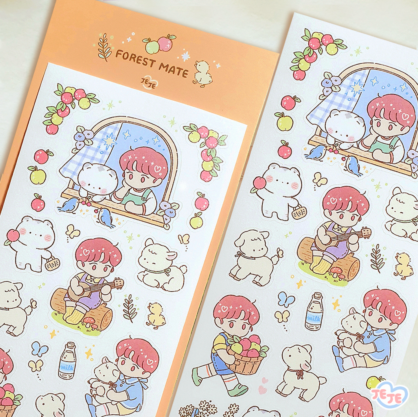 [JJ12] Jeje 'Forest Mate' Sticker Sheet