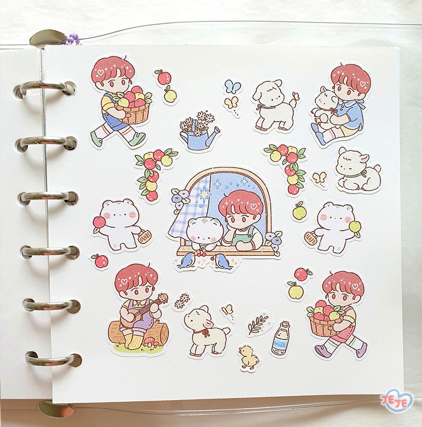 [JJ12] Jeje 'Forest Mate' Sticker Sheet