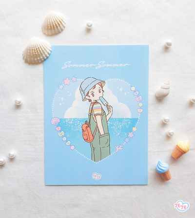 [JJ20] Jeje 'Love Summer' Mini Postcard