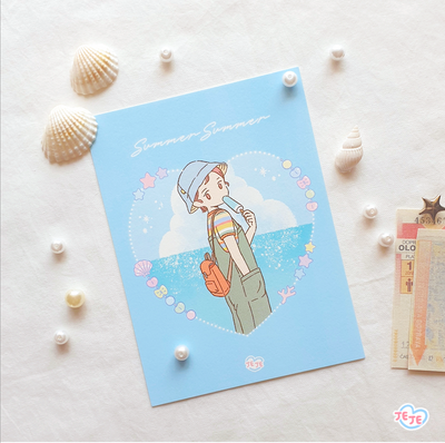 [JJ20] Jeje 'Love Summer' Mini Postcard