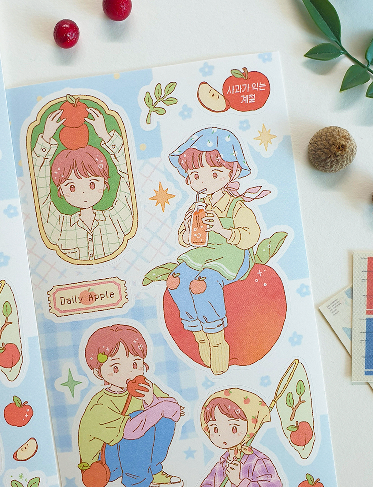 [JJ17] Jeje 'Apple Ripening Season' Sticker Sheet