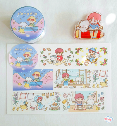 [JJ22] Jeje 'Starry Day' Masking Tape 3cm x 10m