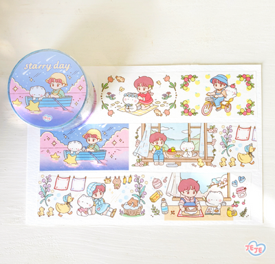[JJ22] Jeje 'Starry Day' Masking Tape 3cm x 10m
