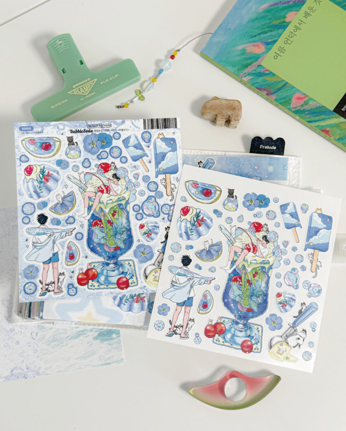 [SS42] NEW Sik Sik in the House 'Summer Dessert' Sticker Sheet Pack (Singles/Pack)