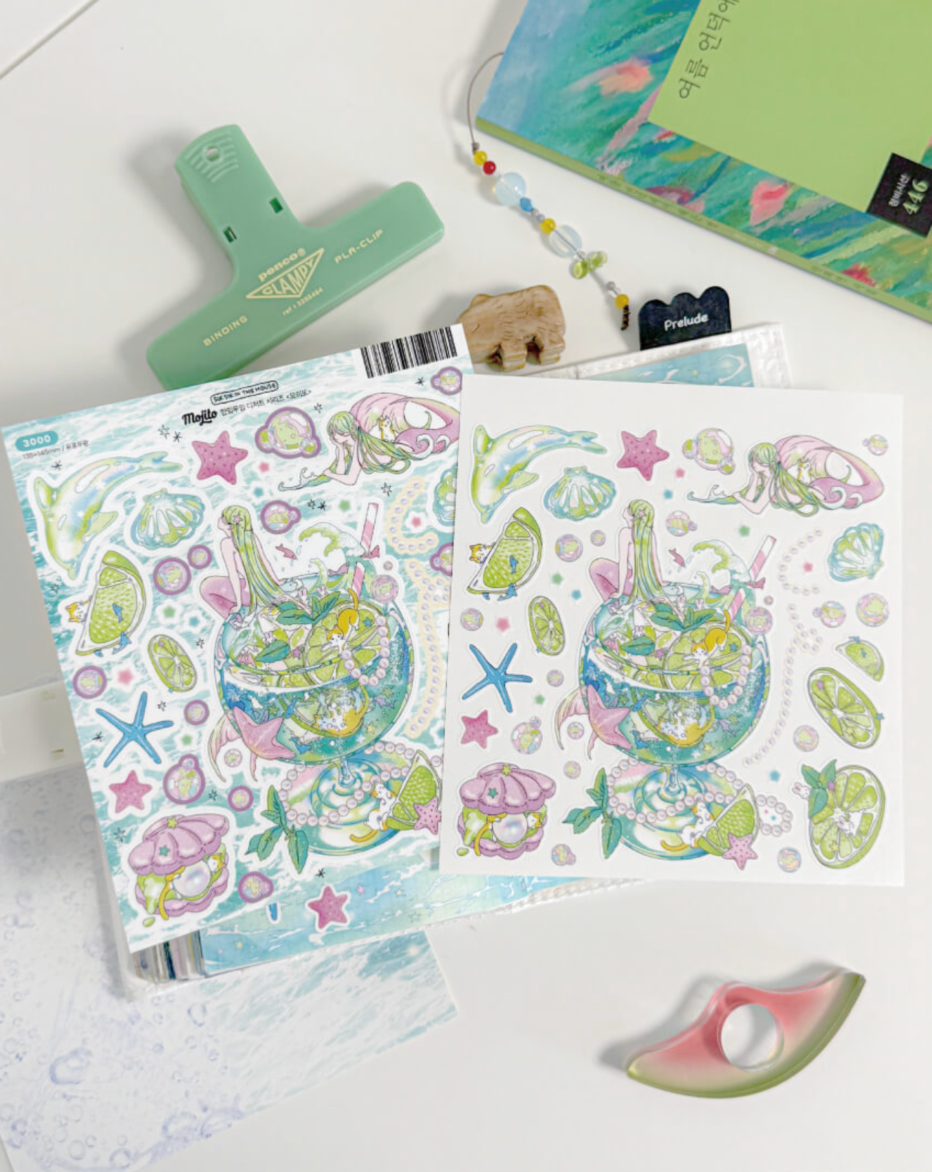 [SS42] NEW Sik Sik in the House 'Summer Dessert' Sticker Sheet Pack (Singles/Pack)