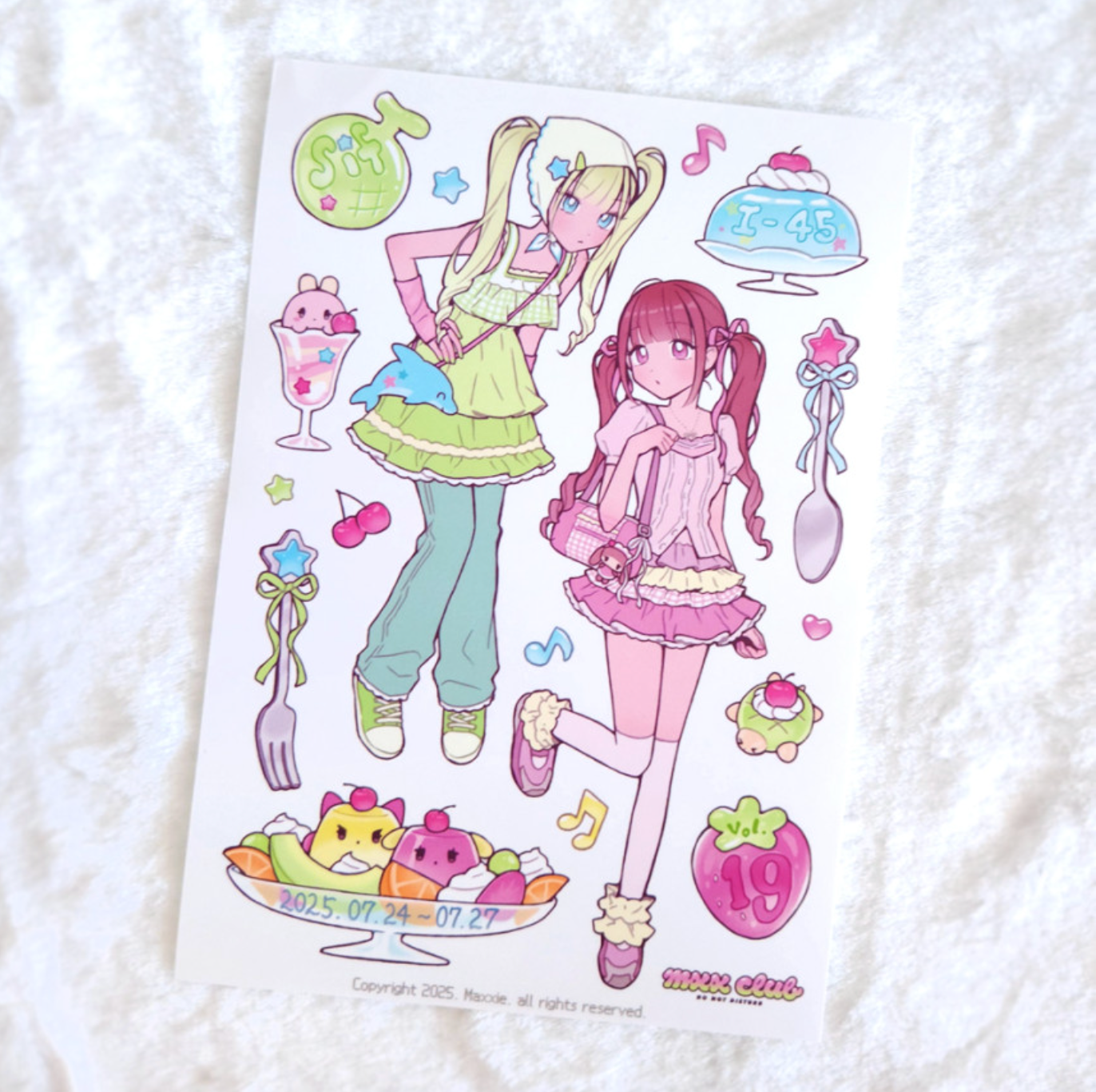 [MX76] Maxxie Club Seoul Illustration Fair Exclusive Sticker