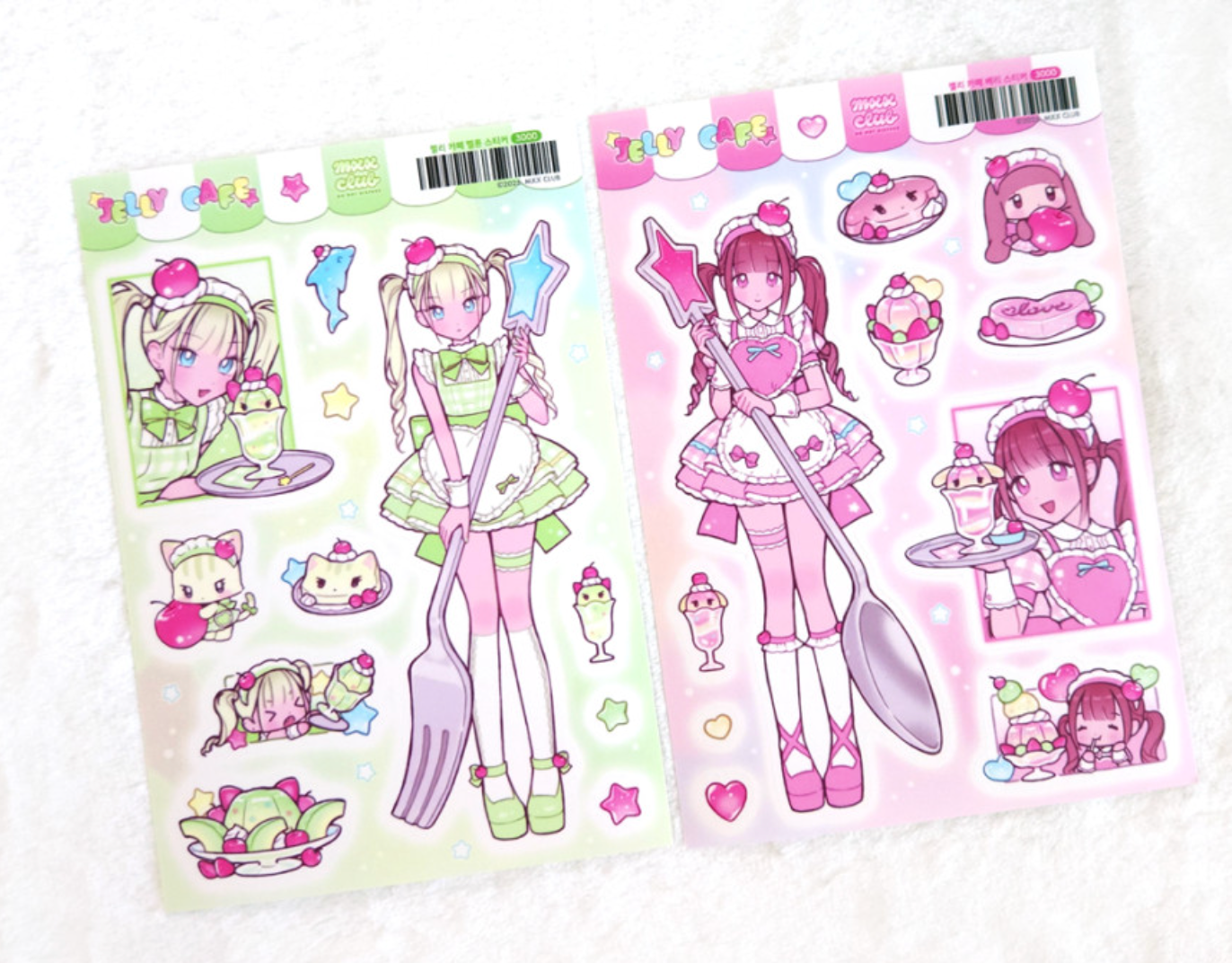 [MX77] Maxxie Club 'Jelly Cafe' Sticker Sheet (options)