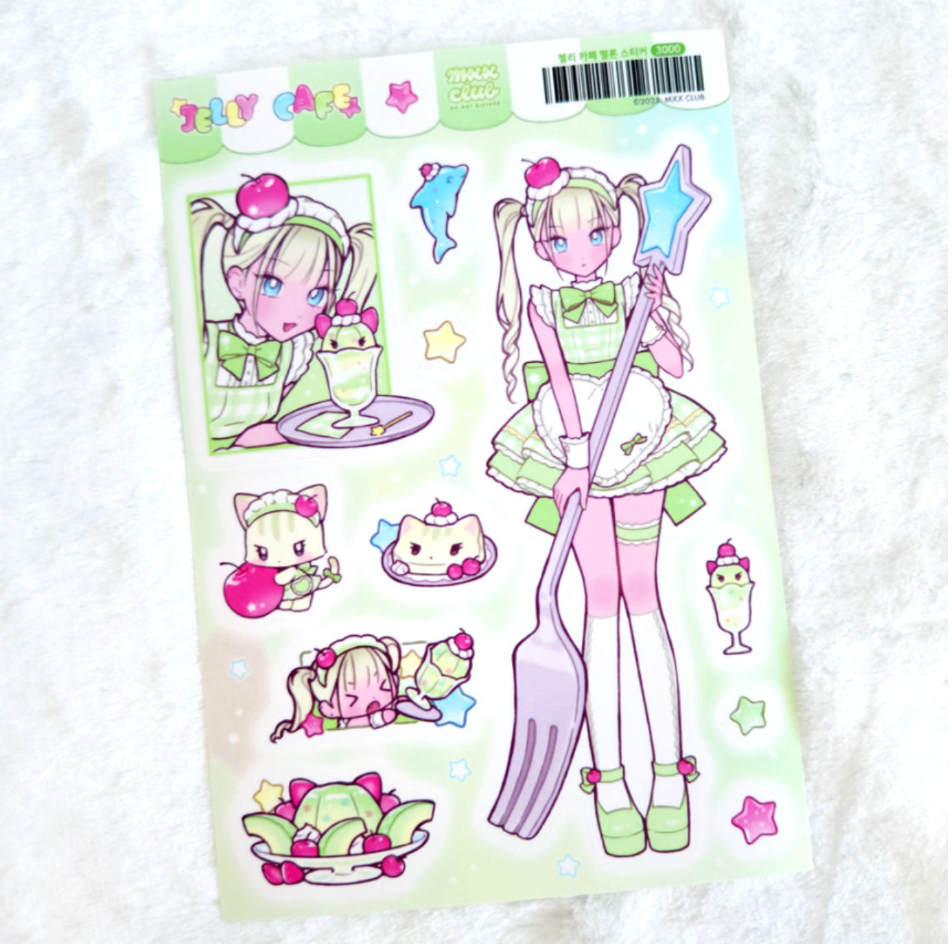 [MX77] Maxxie Club 'Jelly Cafe' Sticker Sheet (options)