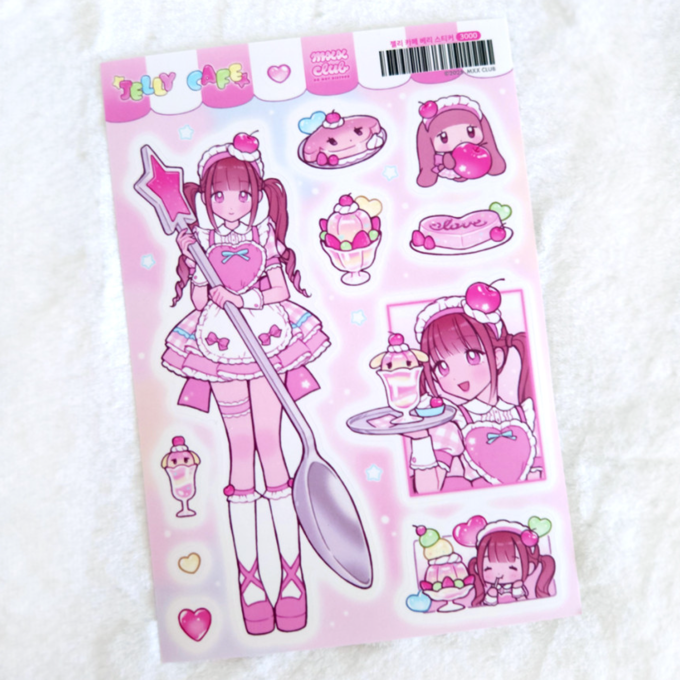 [MX77] Maxxie Club 'Jelly Cafe' Sticker Sheet (options)