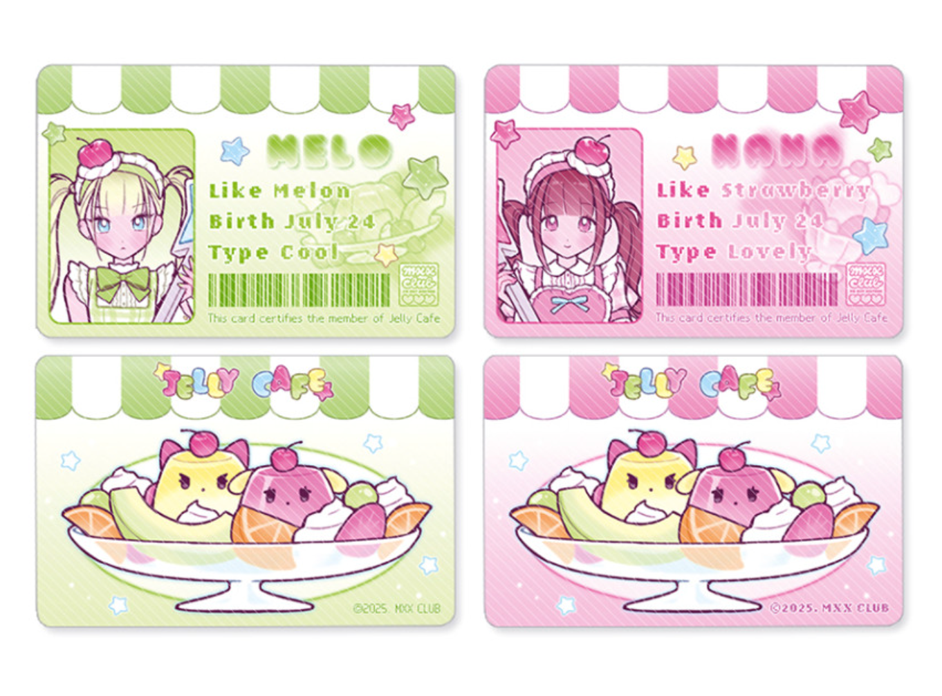 [MX79] Maxxie Club 'Maid ID Card' Photocard Set