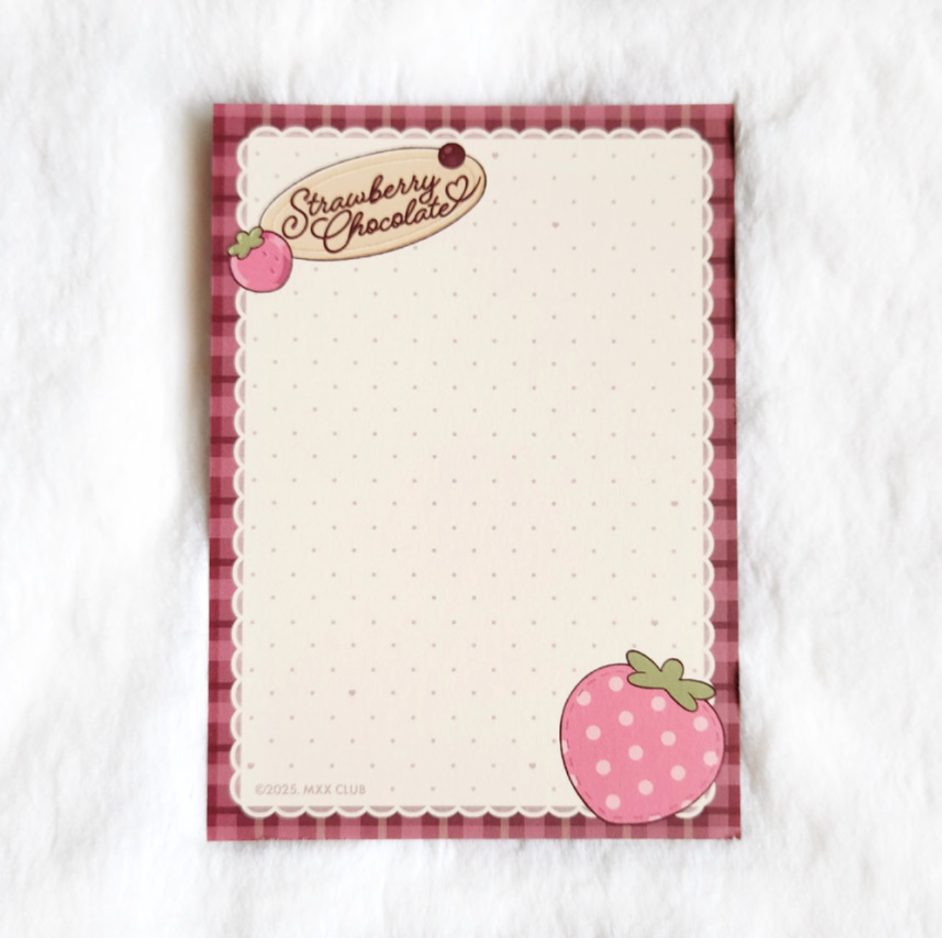 [MX95] NEW RESTOCK Maxxie Club 'Strawberry Chocolate' Postcard