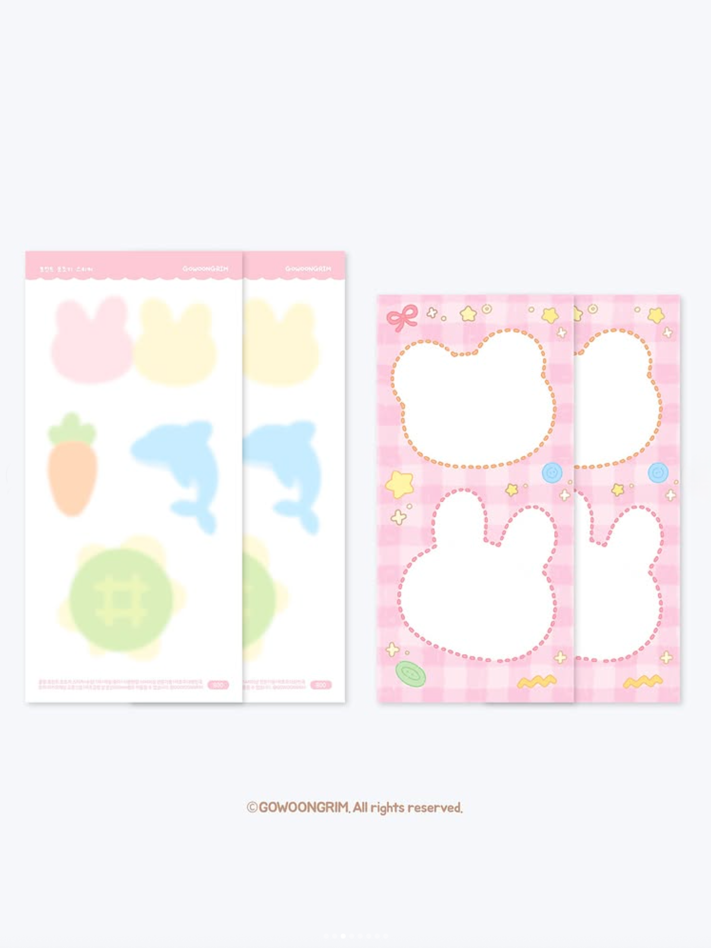 [GO60] Gowoongrim 'Tranform! Cuties' Sticker Pack (Pack/Singles)