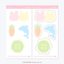 [GO60] Gowoongrim 'Tranform! Cuties' Sticker Pack (Pack/Singles)