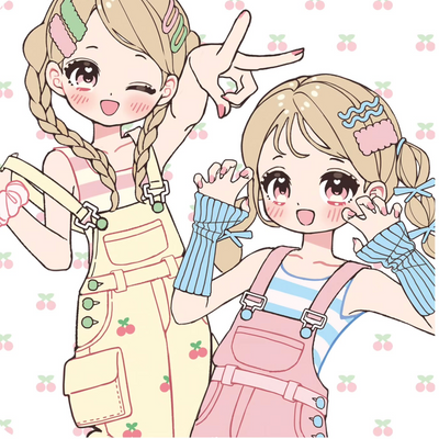 [GP20] Ghost Peach 'Cherry Sweety 200%' Sticker Flake Set