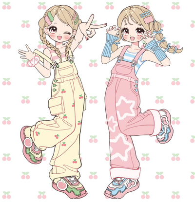 [GP20] Ghost Peach 'Cherry Sweety 200%' Sticker Flake Set