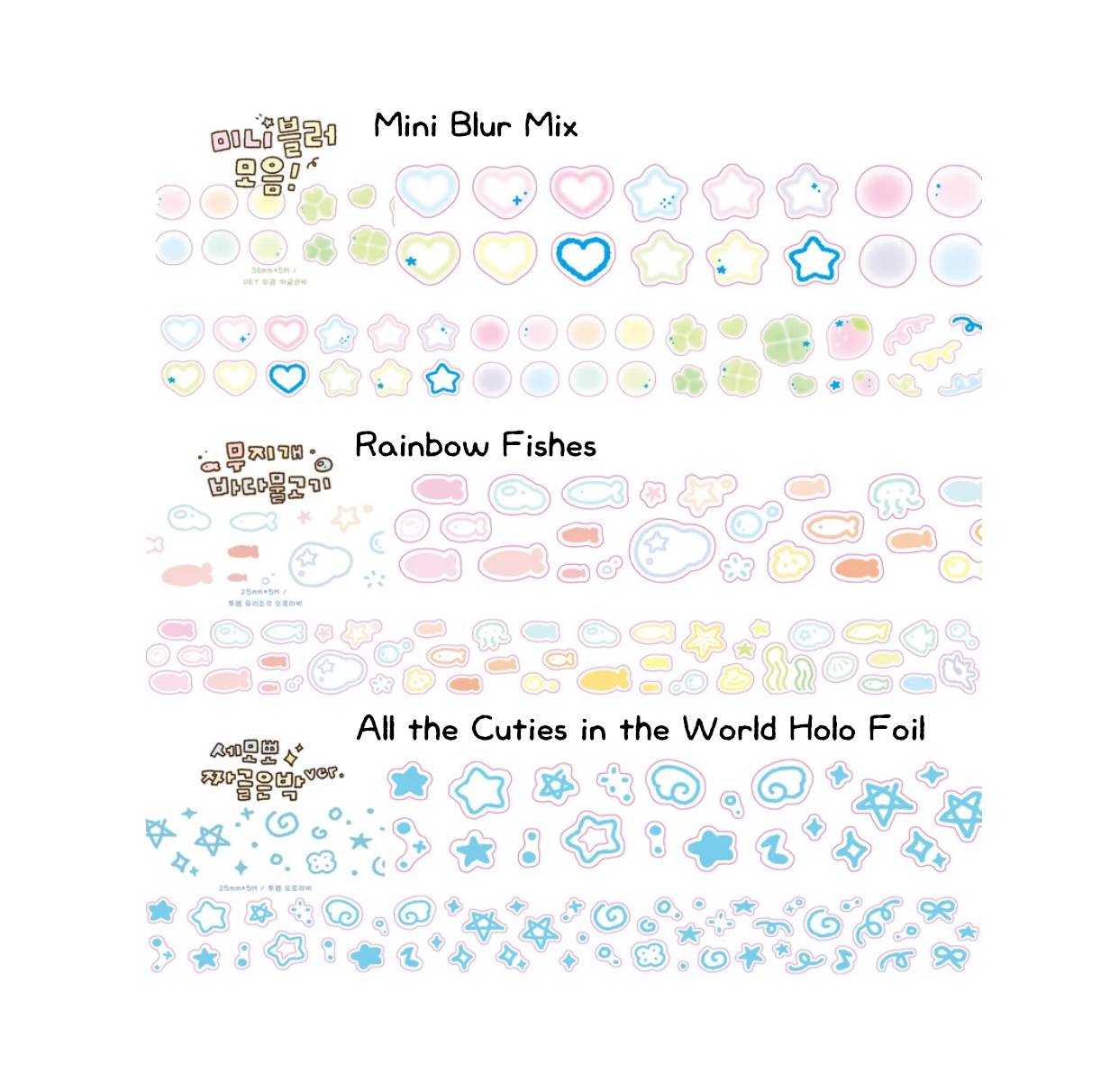 [SY78] NEW Syom Kisscut Masking Tape (options)
