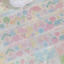 [RY37] NEW Rayeon Fancy 'Pastel Deco' Glitter Kisscut Masking Tape