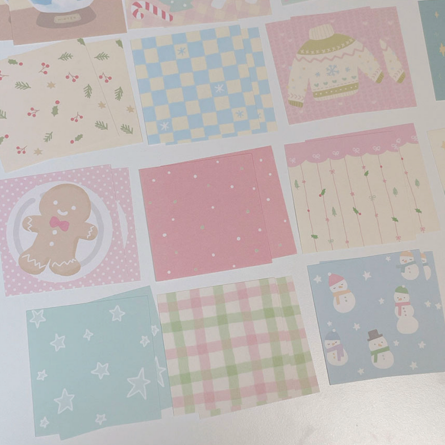 [RY16] NEW Rayeon Fancy 'Winter' Square Memo Sticker Set