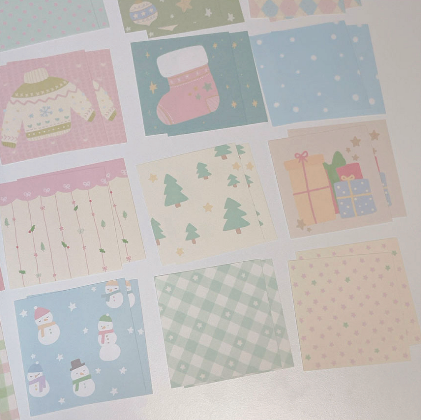 [RY16] NEW Rayeon Fancy 'Winter' Square Memo Sticker Set