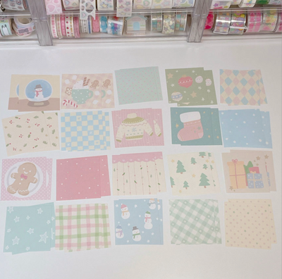 [RY16] NEW Rayeon Fancy 'Winter' Square Memo Sticker Set