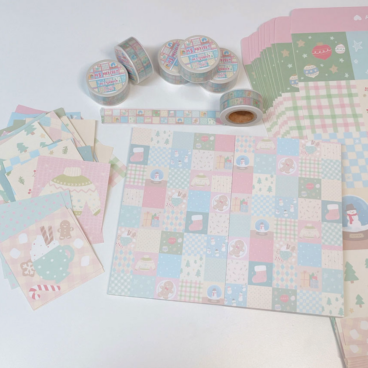 [RY16] NEW Rayeon Fancy 'Winter' Square Memo Sticker Set