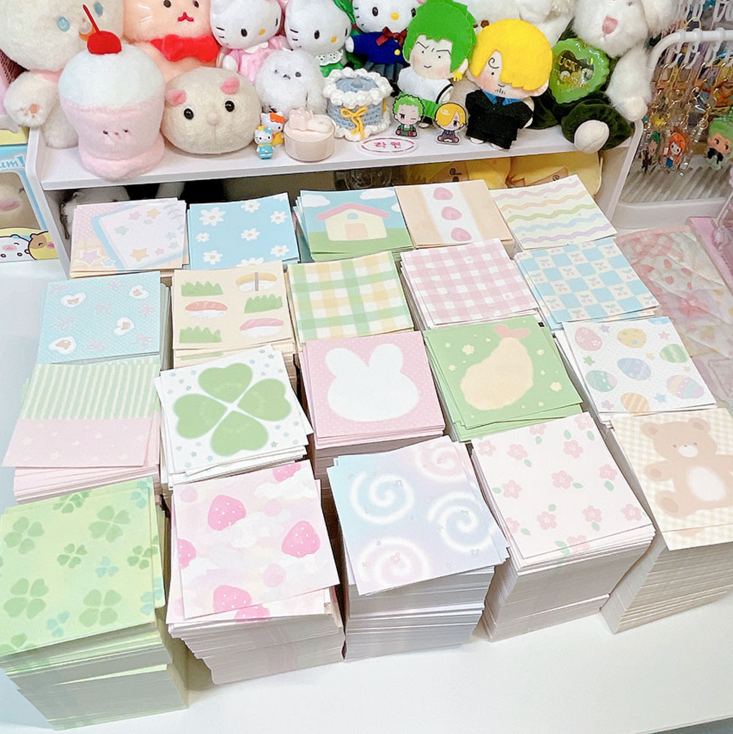 [RY13] NEW Rayeon Fancy 'Spring Pieces' Square Memo Sticker Set
